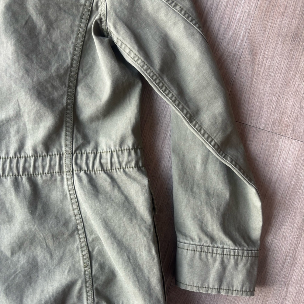 Madewell | Lightweight Army Green Field Utility Barn Jacket | Size S - Picture 9 of 9